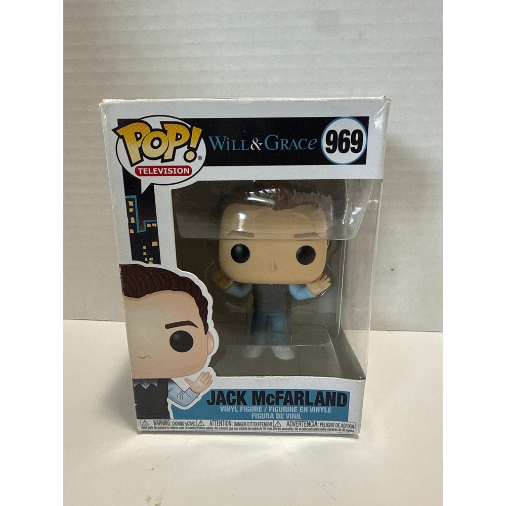 Funko Pop Will & Grace Jack McFarland 969 Vinyl Figure NBC Television Sitcom